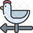 Wind Rooster Icon