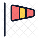 Wind Speed Icon - Download in Colored Outline Style