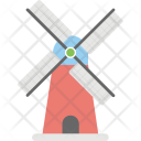 Traditional Dutch Windmill Icon