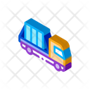 Glass Transportation Truck Icon