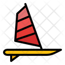 Windsurf Windsurfing Boat Icon