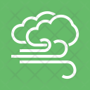 Windy Cloudy Wind Icon