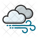 Cloudy Clouds Wind Icon