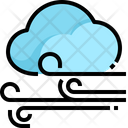 Windy Weather Windy Cloud Weather Overcast Icon