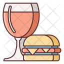 Wine And Food Pairings Icon