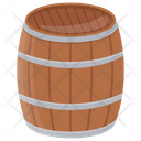 Wine Barrel Rum Drum Wooden Barrel Icon