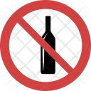 Wine Not Allowed Icon