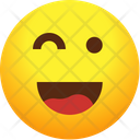 Wink Emoji Emotion Icon