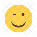 Winking Emoji Face Icon