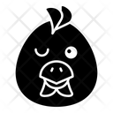 Winking Eye Egg Icon