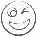 Winky Emoji  Icon