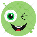 Winky Emotion  Icon