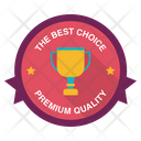 League Competition Logo Winning Trophy Badge Sports Winning Label Icon