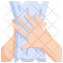 Tissue Paper Hand Icon