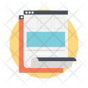 Wireframe Website Layout Icon