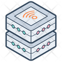 Wireless Network Wifi Network Broadband Network Icon