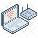 Wireless Network Wifi Network Broadband Network Icon