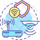 Wireless Security System Icon
