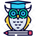 Wisdom Study Owl Icon