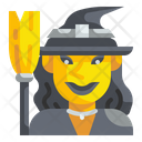 Witch Halloween Witchcraft Icon