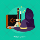 Witch Outfit Book Icon
