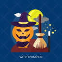 Witch Pumpkin Moon Icon