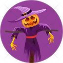 Witch Haunted Spooky Icon