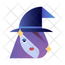 Witch Hat Woman Icon