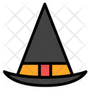 Witch Hat Spooky Frightening Icon