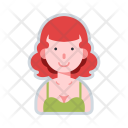 Woman Redhead Avatar Icon