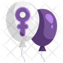 Woman Balloon Balloon Woman Icon