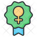 Woman Day Medal Medal Woman Icon