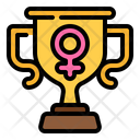 Woman Day Trophy Icon