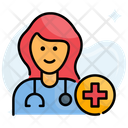 Woman Doctor Icon