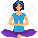 Yoga Feamle Woman Icon