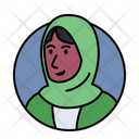 Woman Moslem Avatar Icon