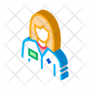 Woman Doctor Aid Icon
