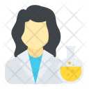 Woman Scientist Lab Icon