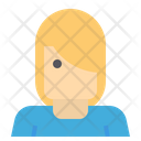 Woman Short Hair Icon