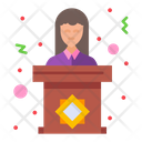 Woman Speaker Icon