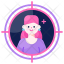 Woman Target Target Woman Audience Icon