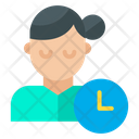 Woman Time Icon