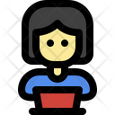 Female Work People Icon