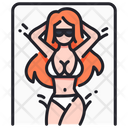 Women sunbathe Icon