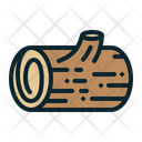 Wooden Log Forest Icon