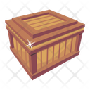 Treasure Box Wooden Chest Gold Chest Icon