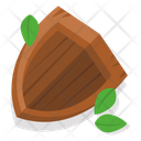 Wooden Shield Icon