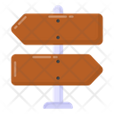 Finger Post Signpost Guidepost Icon