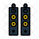 Woofer Speaker Loud Speaker Music System Icon