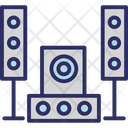 Woofers Loudspeakers Music System Icon